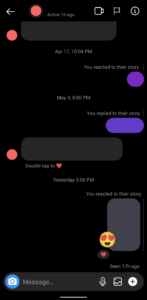 Instagram Direct Message Inbox