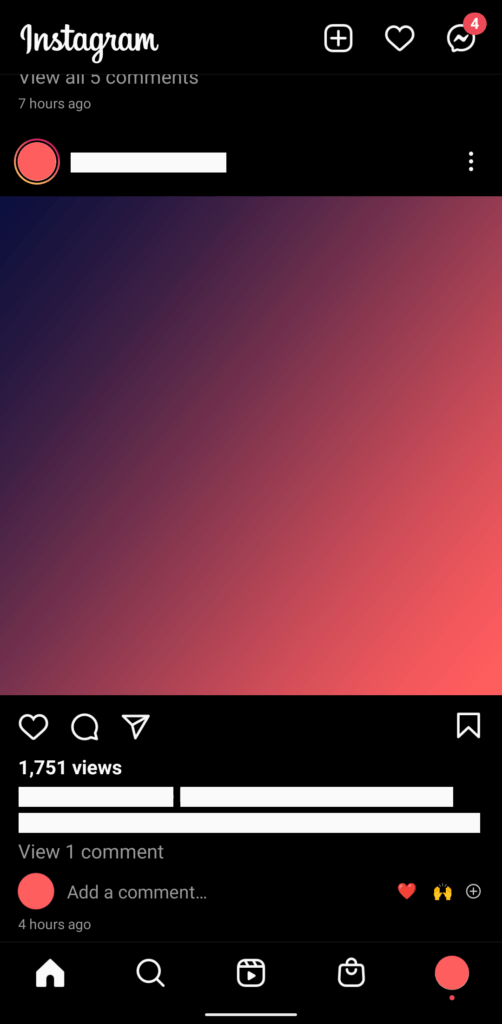 Feed Post Instagram Feed Post