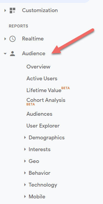 Google Analyics Demographic Information Google Analyics Demographic Information
