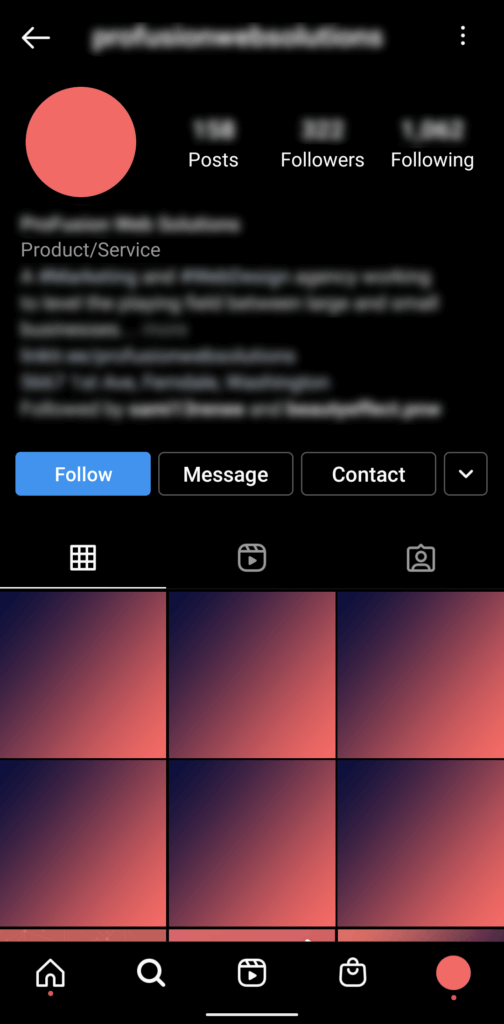 Profile Instagram Profile